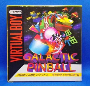 未使用? 美品 ギャラクティック・ピンボール バーチャルボーイ 任天堂 1995年 Nintendo VIRTUAL BOY Galactic Pinball