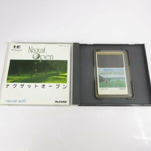 ★何点でも送料１８５円★　Naxat Open ナグザット　箱・説明書 BH6 PCエンジン Huカード 即発送 PCE