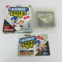 ★何点でも送料１８５円★　SONIC&TAILS ソニック＆テイルズ　箱・説明書 BH7 ゲームギア GG 即発送 MD_画像1