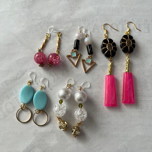 ハンドメイドピアス