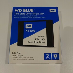 SSD WDS200T2B0A-00SM50 ［WD Blue 3D NAND 2.5インチ 7mm SATA 2TB］新品未開封　2個セット！