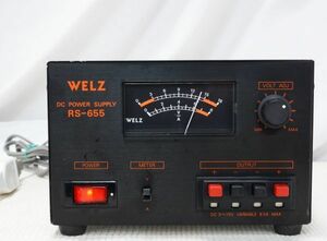 WELZ　安定化電源　RS-655