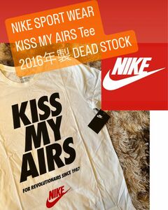 新品 イベント限定 未使用 2016年製【NIKE KISS MY AIRS ナイキ Tシャツ XL 白 タグ付】