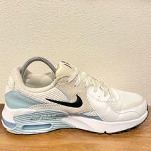 NIKE AIR MAX EXCEE ナイキ エア マックス エクシー ホワイト ブルー レディース CD5432-125 ローカットスニーカー 24.5cm_画像5