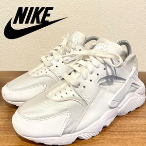 NIKE WMNS AIR HUARACHE ナイキ エア ハラチ ホワイト レディース DH4439-102 ローカットスニーカー 24cm 美品