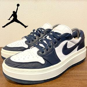 NIKE W AIR JORDAN 1 ELEVATE LOW WHITE ナイキ エア ジョーダン ワン エレベート ロー DH7004-141 ホワイト ネイビー 28cm