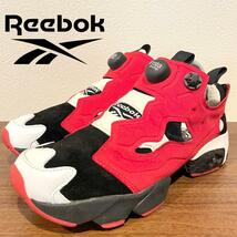 Reebok INSTA PUMP FURY リーボック ポンプフューリー ブラックレッド レディース AR0446 ローカットスニーカー 24cm_画像1