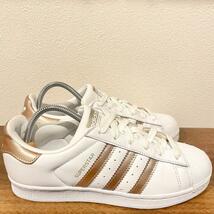 adidas Superstar White Metallic アディダス スーパースター ホワイトメタリック CG5463 レディース ローカットスニーカー 23cm_画像3