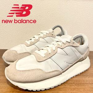 NEW BALANCE ニューバランス MS237TWS ホワイトグレー レディース ローカットスニーカー 24cm 