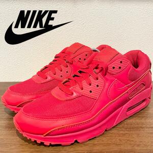 NIKE AIR MAX 90 UNIVERSITY RED ナイキ エア マックス 90 レッド メンズ CZ7918-600 ローカットスニーカー 27cm 美品