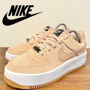 NIKE WMNS AIR FORCE 1 SAGE LOW ナイキ エア フォース ワン セージ ロー ベージュ AR5339-203 レディース ローカットスニーカー 23.5cm