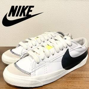 NIKE BLAZER LOW 77 JUMBO ナイキ ブレーザー ロー ジャンボ ホワイトブラック メンズ DN2158-101 ローカットスニーカー 26cm 美品