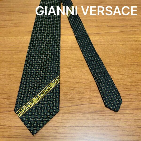 GIANNI VERSACE ネクタイ　グリーン