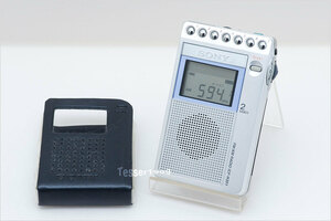 ラジオ SONY ICF-R351 受信OK AM・FM(ワイドFM可) ソフトカバー付 [0229]