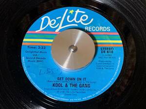 KOOL & THE GANG ♪GET DOWN ON IT 7インチ 45