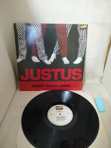 W7052 LP レコード　サイン付き【Justus Don't Turn Away】 TS6016