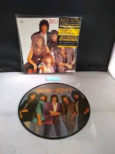 Ｗ6900 ピクチャー盤【レコード/BON JOVI - SLIPPERY WHEN WET/】