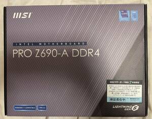 ★マザーボード MSI Z690 PRO-A DDR4 保証2024年8月迄 動作品ピン折れなし LGA1700 ATX