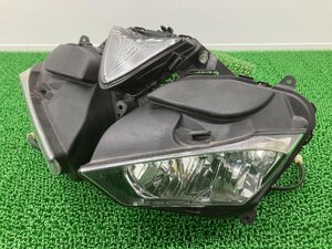 YZF-R25 ヘッドライト W1256 ヤマハ 純正 中古 バイク 部品 RG10J 修復素材に コケキズ無し 品薄 希少品 車検 Genuine