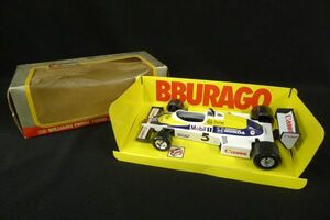 O1156　【ヴィンテージ】Bburago ブラーゴ 【WILLIAMS HONDA FW08C TURBO 】 F-1 ミニカー ウィリアムズターボ 1/24スケール 玩具/60