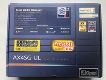 希少★AOpen AX4SG-UL Soket478対応 ATX INTEL 865G マザーボード 元箱 付属品_画像5