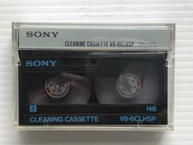 SONY　8㎜ビデオ ヘッドクリーニングテープ　V8-6CLHSP 非売品 中古美品_画像1