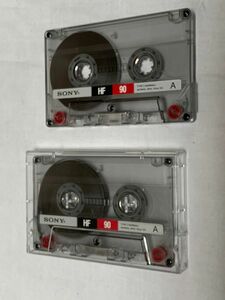 カセットテープ(1度録音のみ)90分×2本セット