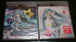 新品未開封 PS3 初音ミク　Project DIVA F & 初音ミク　Project DIVA F 2nd　