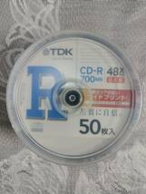 TDK CD-R 日本製 データ用 700MB 48倍速対応 50枚 CD-R80PWDX50PB_画像2