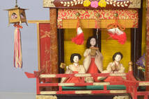 ◆当時品【豊旭殿】3室 人形付 木製手造り御殿 昭和 ひな祭り G2_画像6