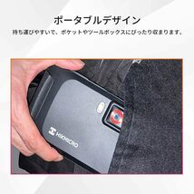 HIKMICRO Pocket2 サーモグラフィーカメラ 赤外線 録画機能 可視光カメラ搭載 256×192解像度 LCD画面 ポケット2 温度測定で簡単に点検_画像2