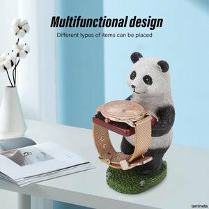  wristwatch stand watch stand clock storage stand clock holder small articles put accessory tray Panda desk environment . feeling of luxury . plus 