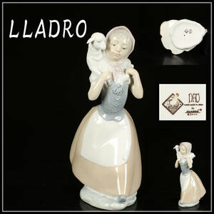 CE017 リヤドロ　【LLADRO】 磁器人形 可愛い 美少女 置物／美品！ｈ
