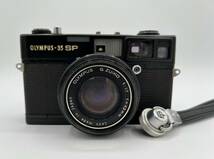 ジャンク OLYMPUS-35 SP オリンパス 35 SP G.ZUIKO 1:1.7 42mm ブラックボディ フィルムカメラ_画像1