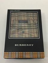 新品未使用！格安！BURBERRY バーバリー ノバチェック ニット トランクス パンツ 下着 メンズ Lサイズ_画像1