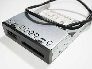 HP USB3.0 3.5インチベイ マルチカードリーダー SDカードリーダー メモリースティック プロ デュオ CF SDXC 698661-002