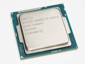 美品 intel Xeon E3-1231V3 3.40Ghz 4コア8スレッド CPU LGA1150 Haswell i7-4770相当