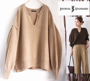 綺麗目/Journal Standard/ジャーナルスタンダードウールカシミヤスキッパーニット◆