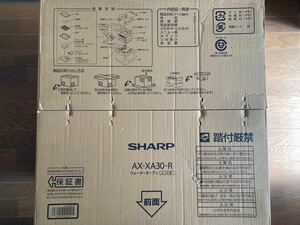 新品未開封　納品書付　AX-XA30-R　シャープ ウォーターオーブン ヘルシオ バイブレーションレッド 30L