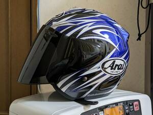 アライ　バイク用ジェット型ヘルメット　ブルー