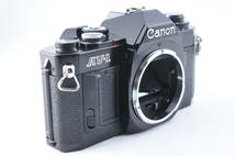 Canon キャノン AV-1 Black 35mm SLR Film Camera New FD 50mm F2 Lens 現状品 ジャンク #285_画像3