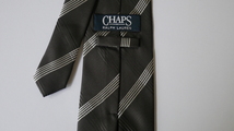 未使用に近い【CHAPS RALPH LAUREN チャップスラルフローレン】USED ブランドネクタイ/m83-GG3-31-35_画像4