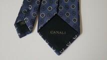 未使用に近い【CANALI カナーリ】USED ブランドネクタイ/m24-GG8-26-30_画像4