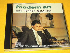 THE COMPLETE ART PEPPER ALADDIN RECORDINGS VOLUME 2 アート・ペッパー モダン・アート VOL.2 13曲収録 CD MODERN ART 