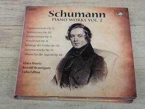 3CD / シューマン:ピアノ作品集 第2集 / Klara Wurtz /『D45』/ 中古