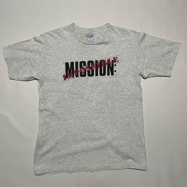 90s MISSION IMPOSSIBLE Tシャツ オリジナル ミッション・インポッシブル ムービー 映画 トム・クルーズ ヴィンテージ 企業 80s 70s アート