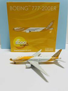 Scoot スクート航空 Boeing ボーイング 777-200 9V-OTE 1/400 Phoenix フェニックス