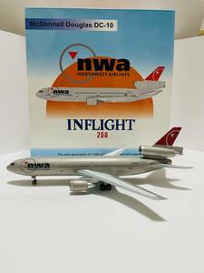 NWA Northwest Airlines ノースウェスト航空 McDonnell Douglas マクドネル・ダグラス DC-10-30 N226NW 1/200 Inflight インフライト 200