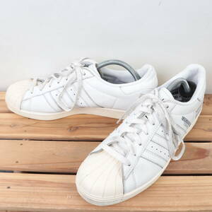 z342 アディダス スーパースター ネイバーフッド US10 28.0cm/白 ホワイト クリーム adidas SUPERSTAR NBHDメンズ スニーカー 中古