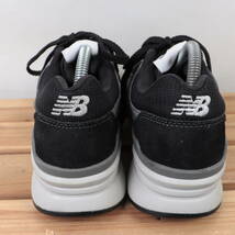 z469【997H】ニューバランス US8.5 26.5cm/黒 ブラック シルバー グレー newbalance メンズ スニーカー 中古_画像3